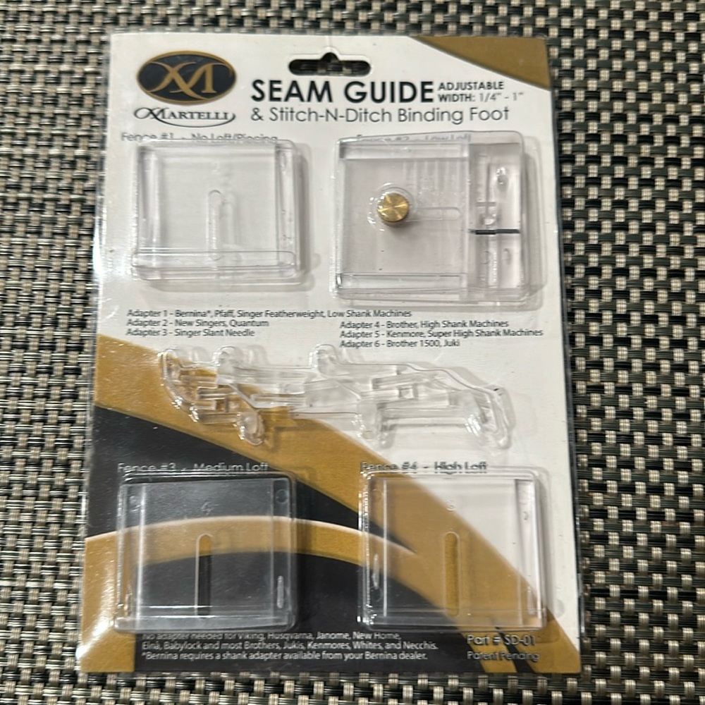 Brand new  Seam guide set by Martelli